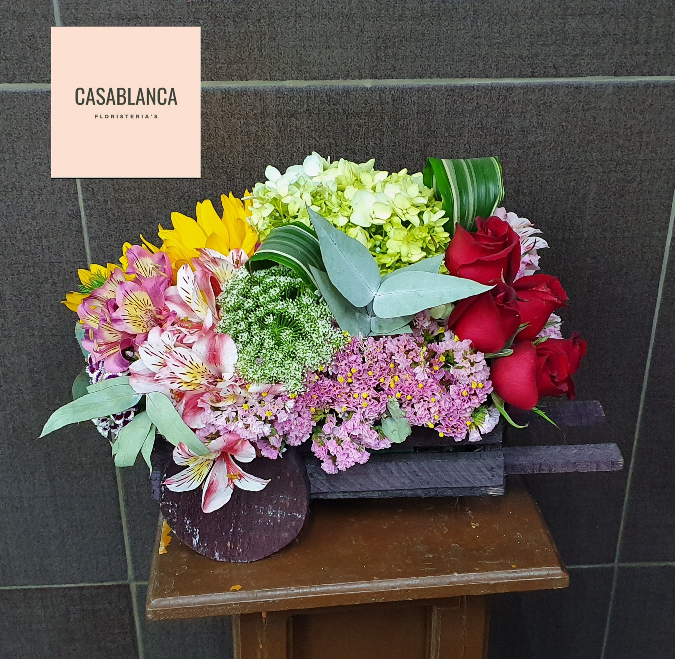 Carreta de flores