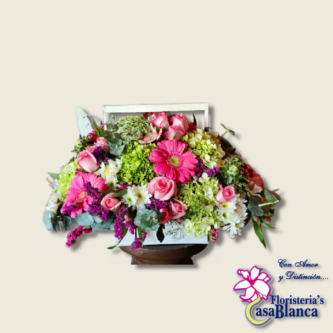 Canasta de flores