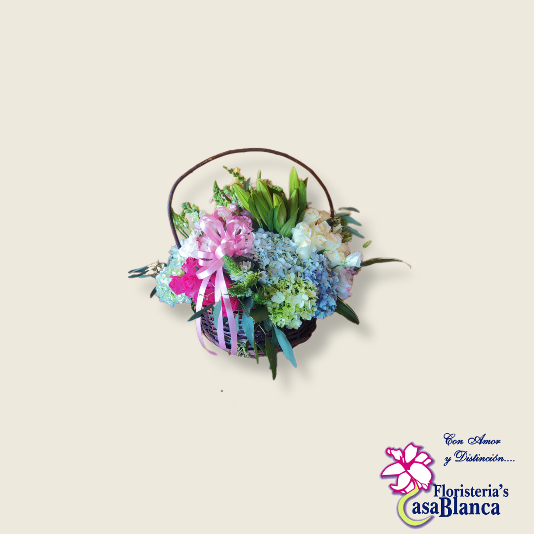 Canasta de flores