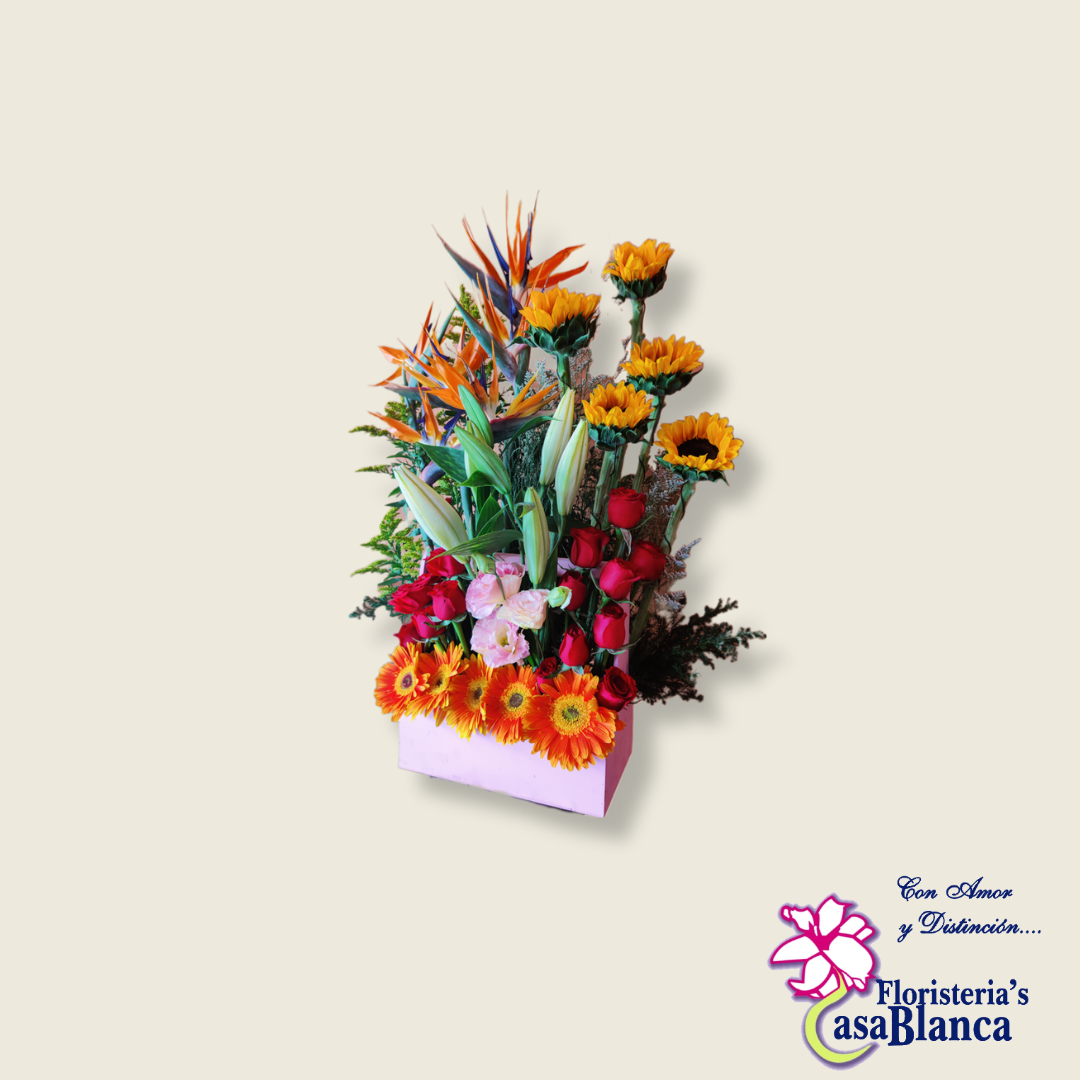Girasoles y aves de paraĆso - Imagen 3